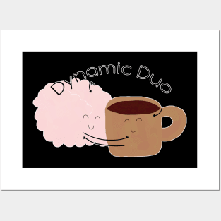 Coffee and Brain are the Dynamic Duo! Posters and Art